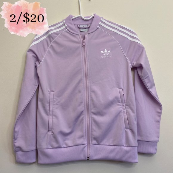 adidas Jackets & Blazers - Light Purple Adidas Zip Up Jacket